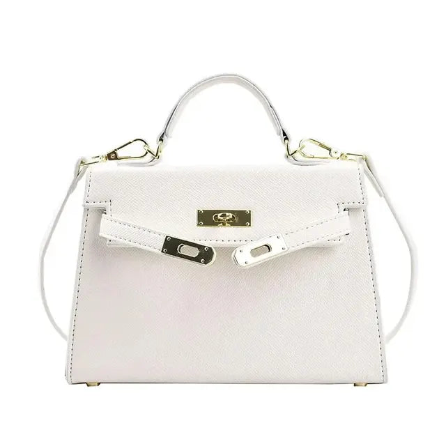 Variant image for Attia Leren Schoudertas Dames - Zwart Stijlvol en Tijdloos Accessoire-5