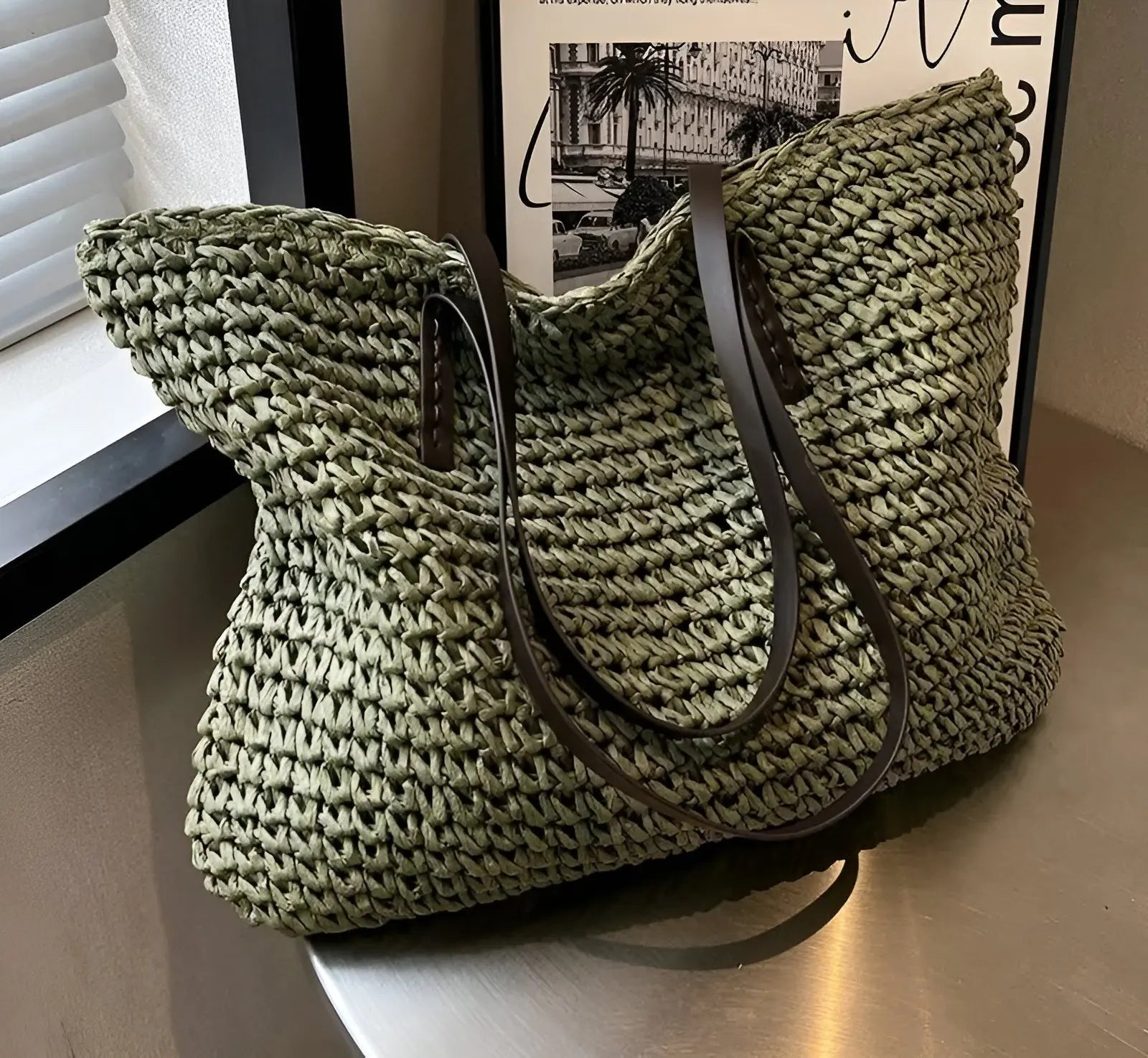 Laura Geweven Draagtas Bohemian Stijl voor Dames-4