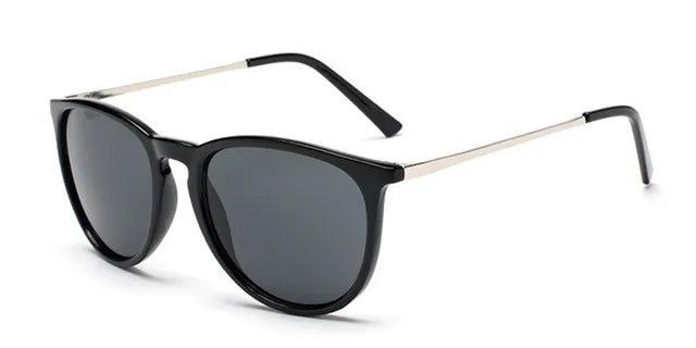 Lilliana Retro Ronde Zonnebril Dames Vintage Stijl met Gepolariseerde Lenzen-4