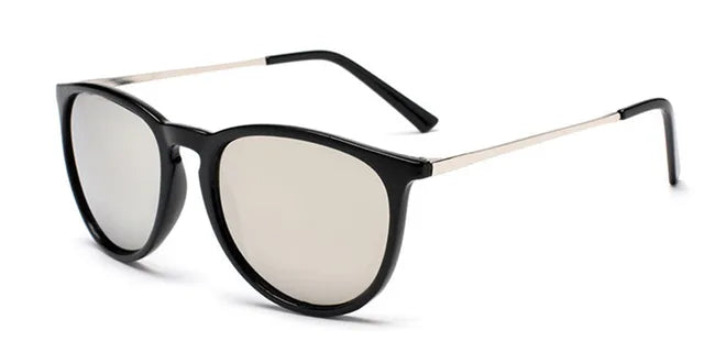 Lilliana Retro Ronde Zonnebril Dames Vintage Stijl met Gepolariseerde Lenzen-1