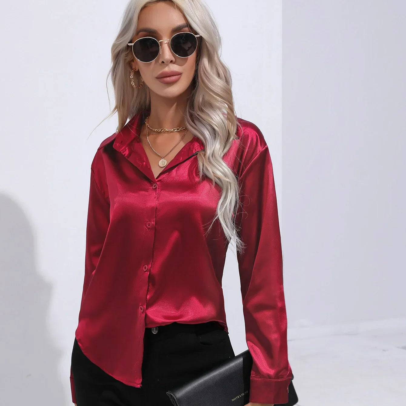EMMA - Camicia in raso