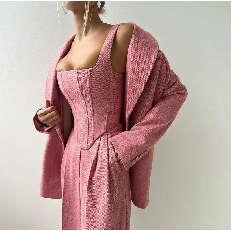 LINA – Set elegante tricolore | Business e Chic