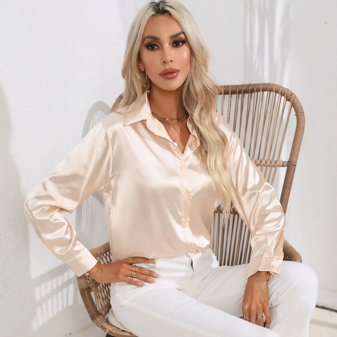 EMMA - Camicia in raso