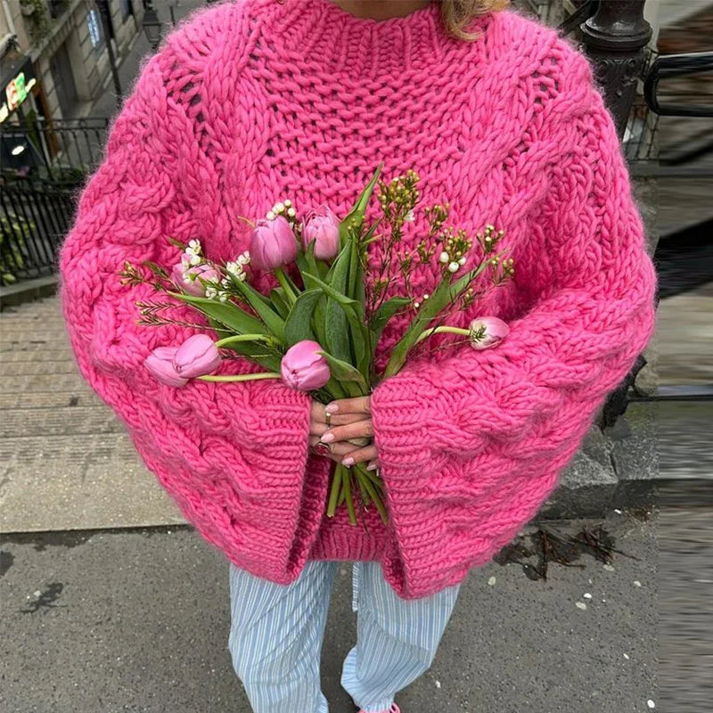 LARISA - Pullover oversize comodo per donna