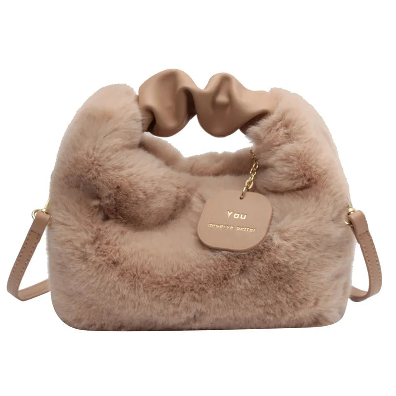 Variant image for Luxe Draagtas voor Dames in Plushies Stijl - Chique en Trendy Accessoire-5