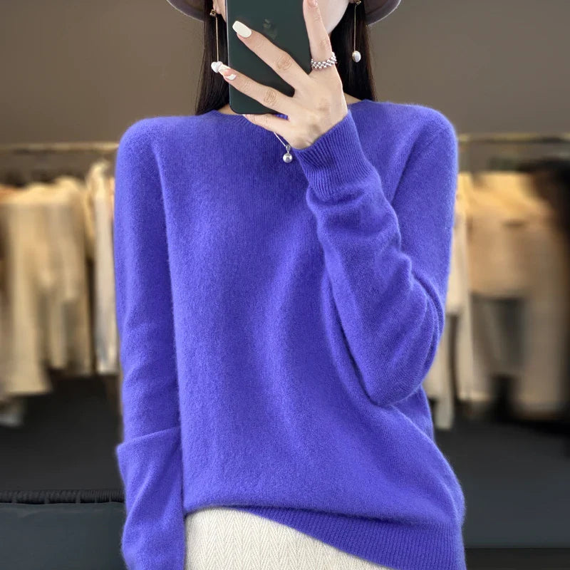 MAREN – Fijne Merino Knit | Luxe Gebreide Trui voor Herfst & Winter