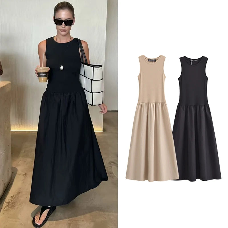 Zomer Kleding Dames Eenvoudige Chic Jurk voor Elegante Vakantiedagen-2
