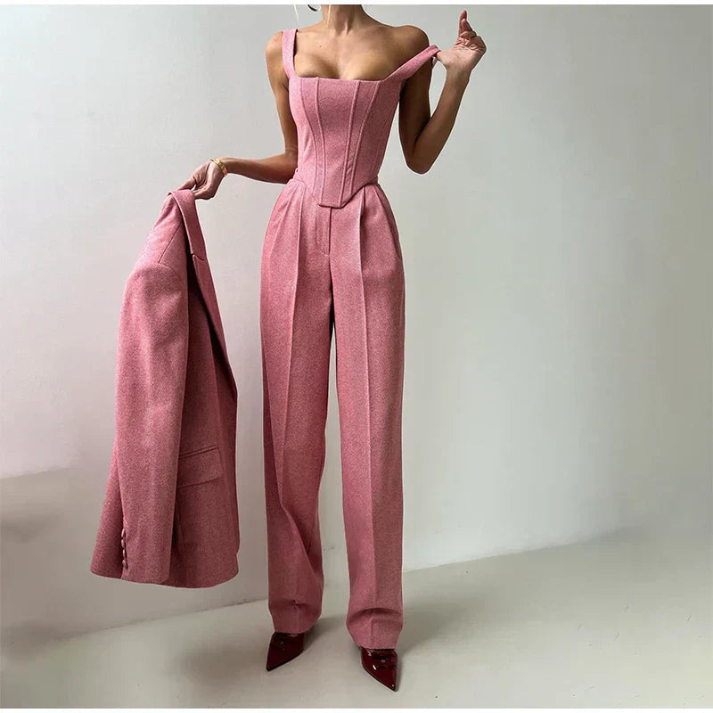 LINA – Set elegante tricolore | Business e Chic