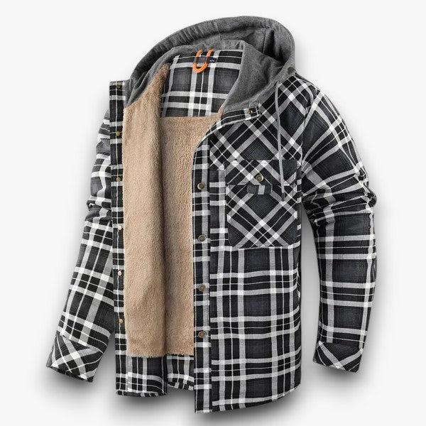 WYATT - Camisa de cuadros ajustada para hombres