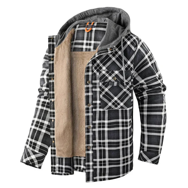 WYATT - Camisa de cuadros ajustada para hombres