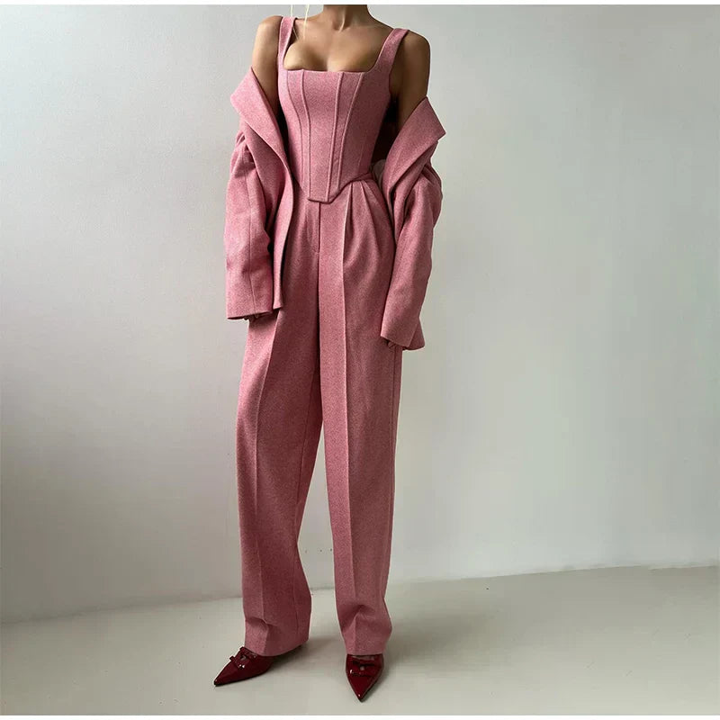 LINA – Set elegante tricolore | Business e Chic