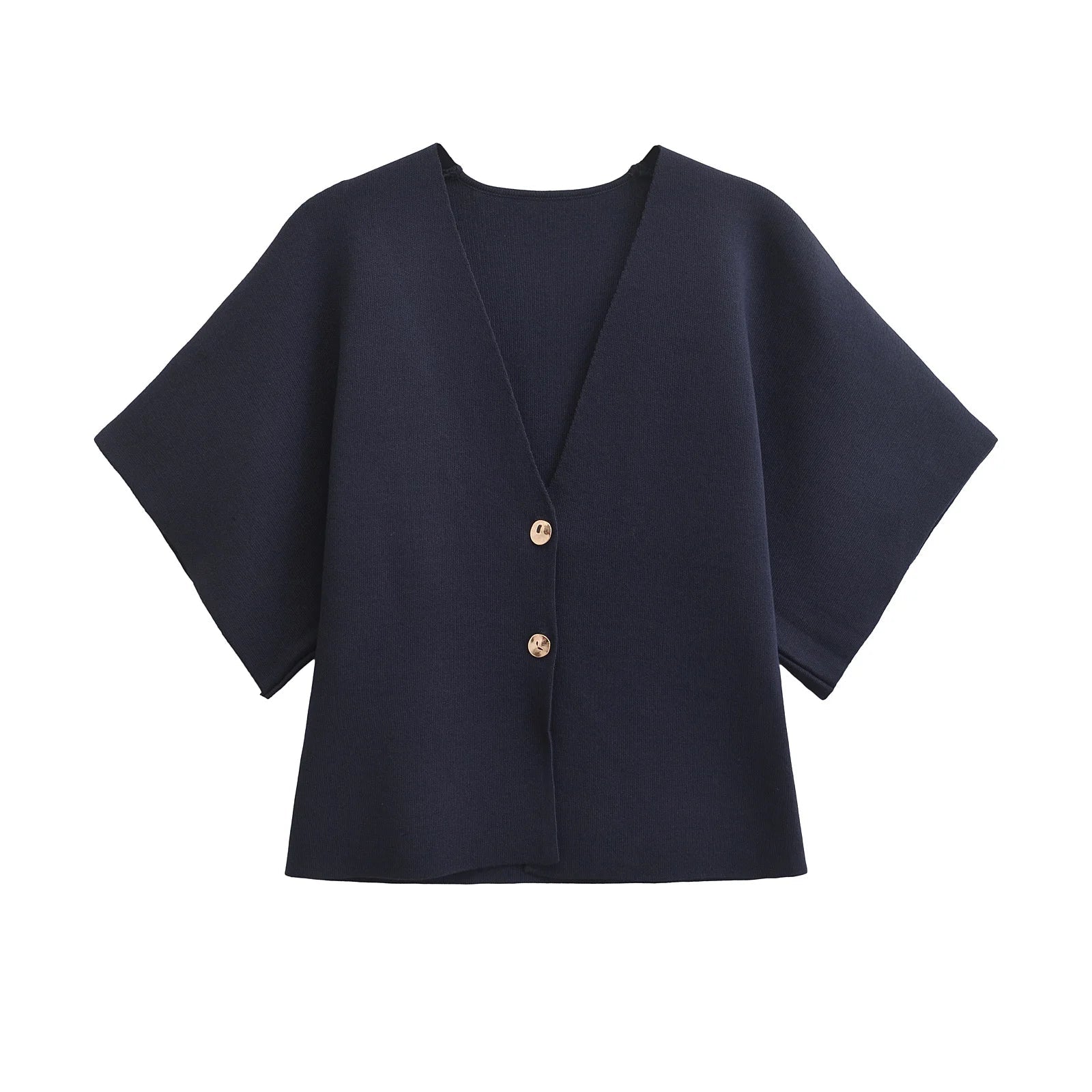 Dames Blouse V-hals Elegante Stijl Korte Mouwen-3