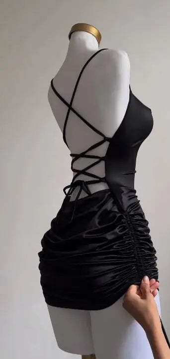 Dames Halter Jurk Sexy Zomer Kleding-4