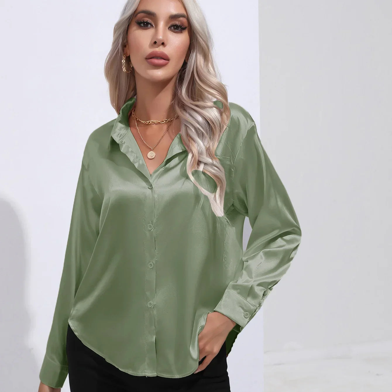 EMMA - Camicia in raso