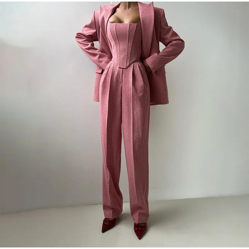 LINA – Set elegante tricolore | Business e Chic