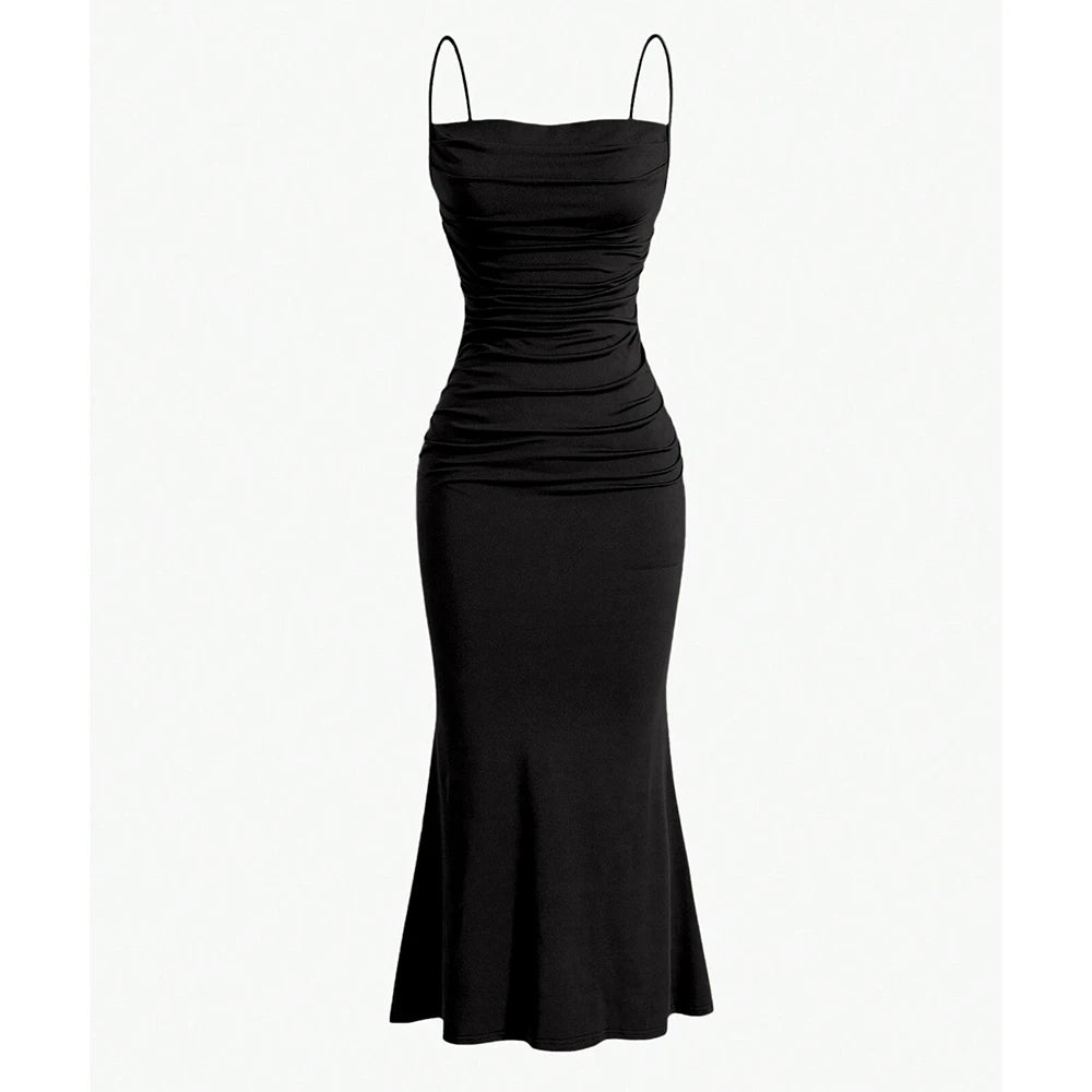 Dames Maxi Jurk Zeemeermin Stijl voor Gala en Feesten-1