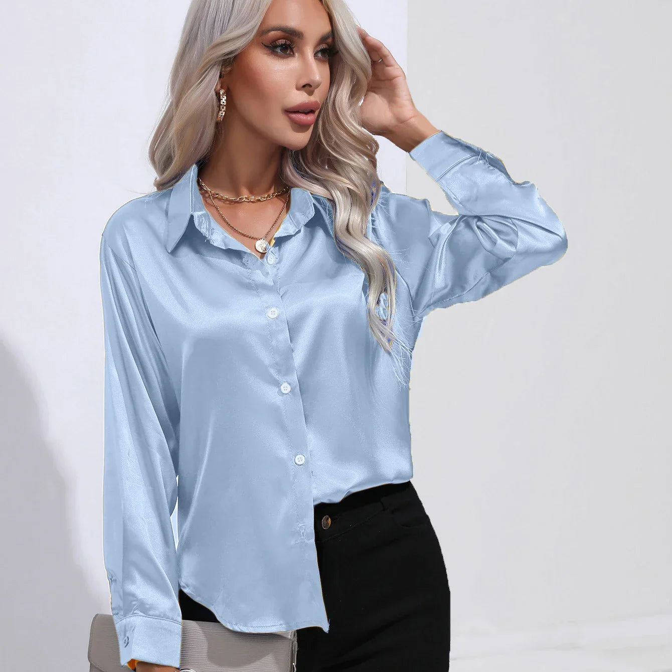 EMMA - Camicia in raso