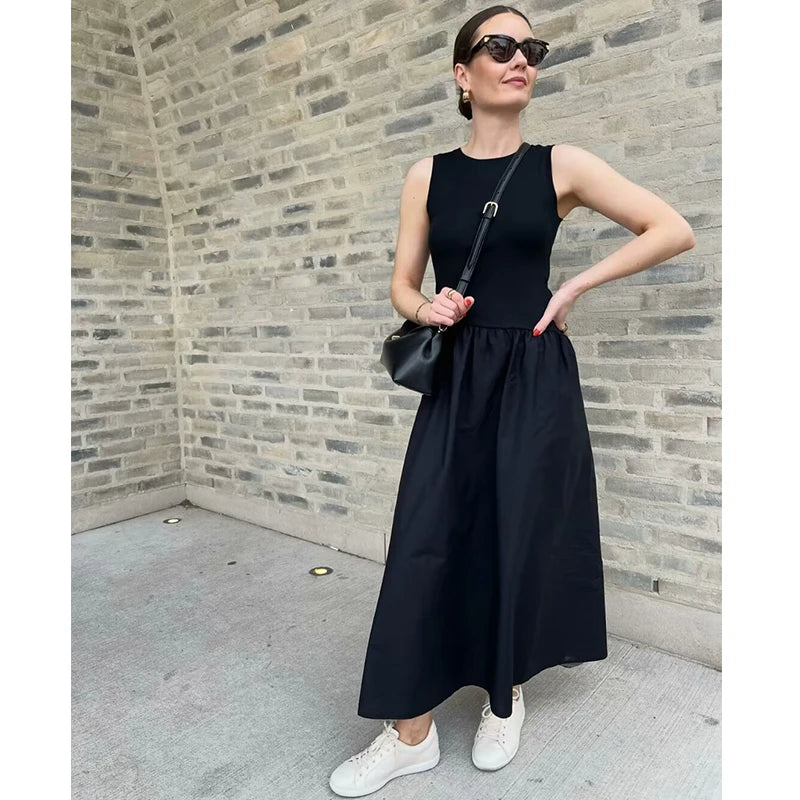 Zomer Kleding Dames Eenvoudige Chic Jurk voor Elegante Vakantiedagen-4