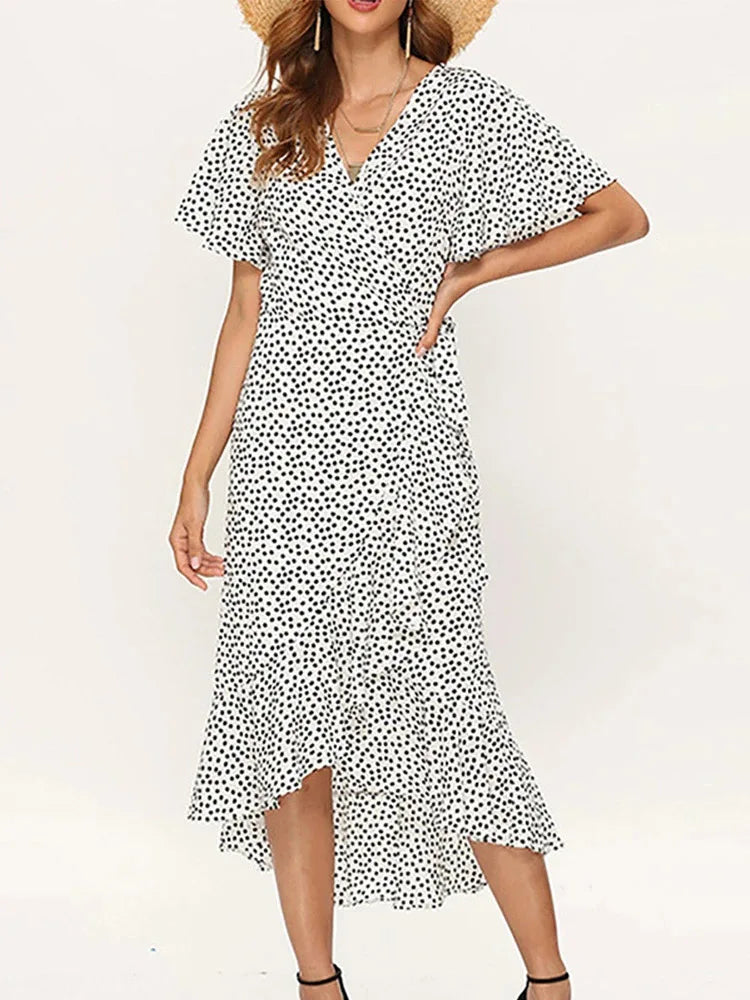 Variant image for Dames Maxi Jurk Bloemenprint Boho Stijl voor Zomer-4