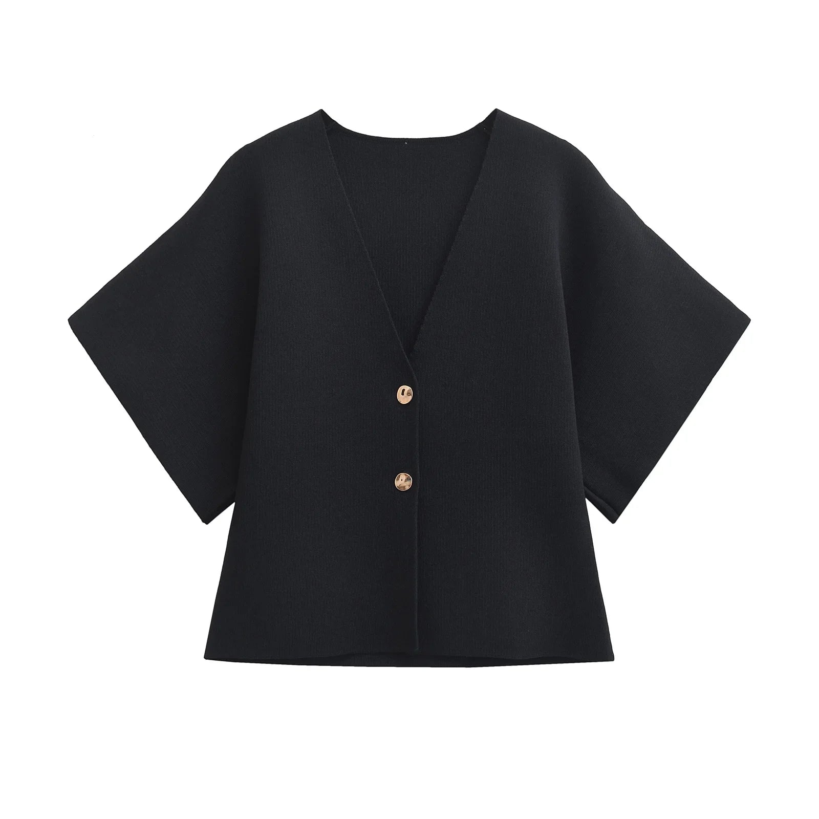 Dames Blouse V-hals Elegante Stijl Korte Mouwen-4