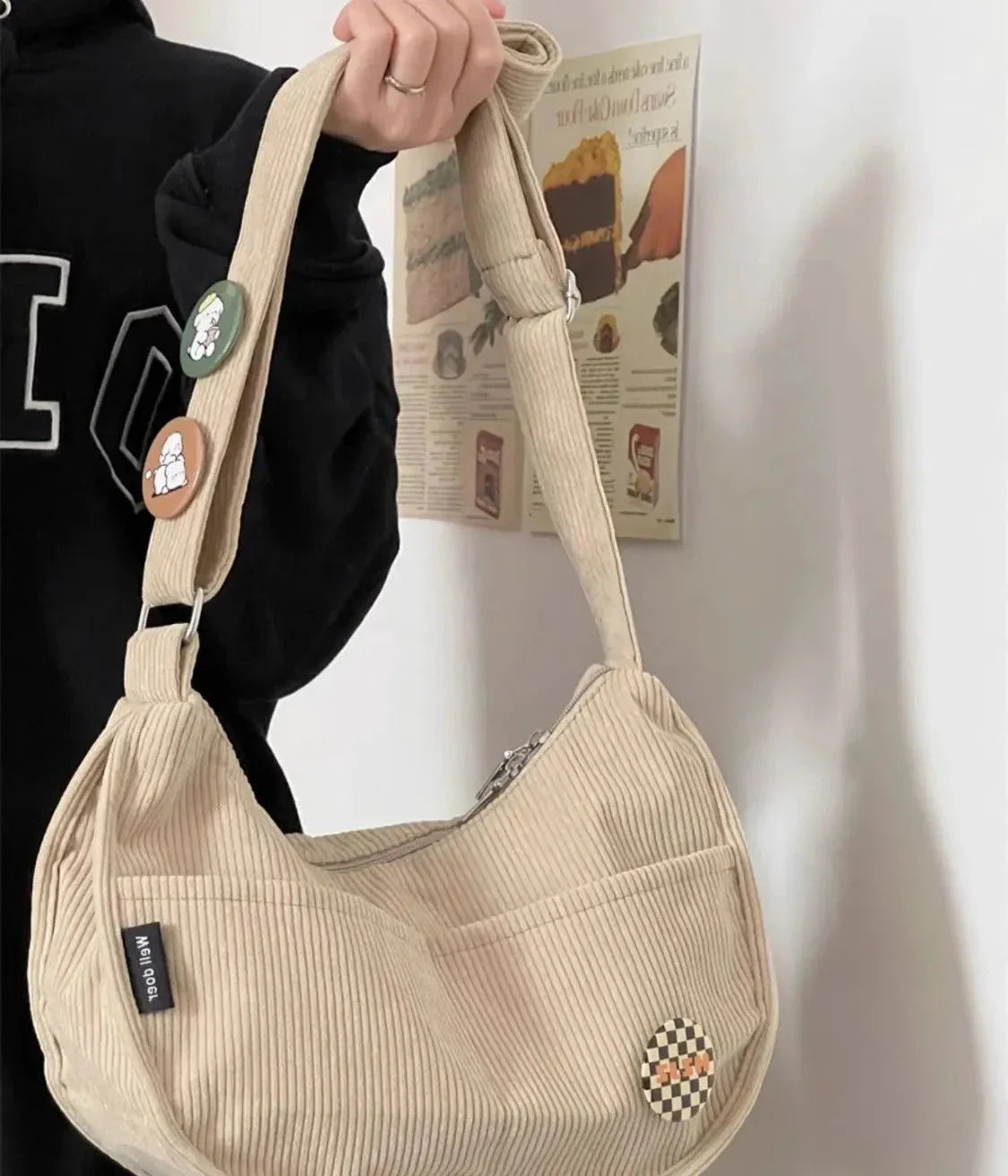 Variant image for Kaylani Corduroy Schoudertas Dames - Stijlvol en Functioneel Mode Accessoire-2