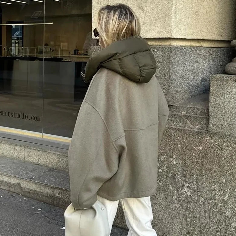 LYONNE – Giacca con cappuccio da donna | Design elegante e moderno per autunno e inverno