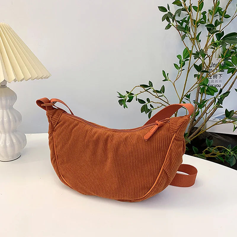 Variant image for Gracie Corduroy Schoudertas Dames - Stijlvolle Eco-vriendelijke Mode-4