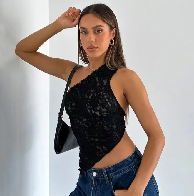DIORA Elegante Top Cami Donna | Must-Have in Raso Morbido per Primavera ed Estate
