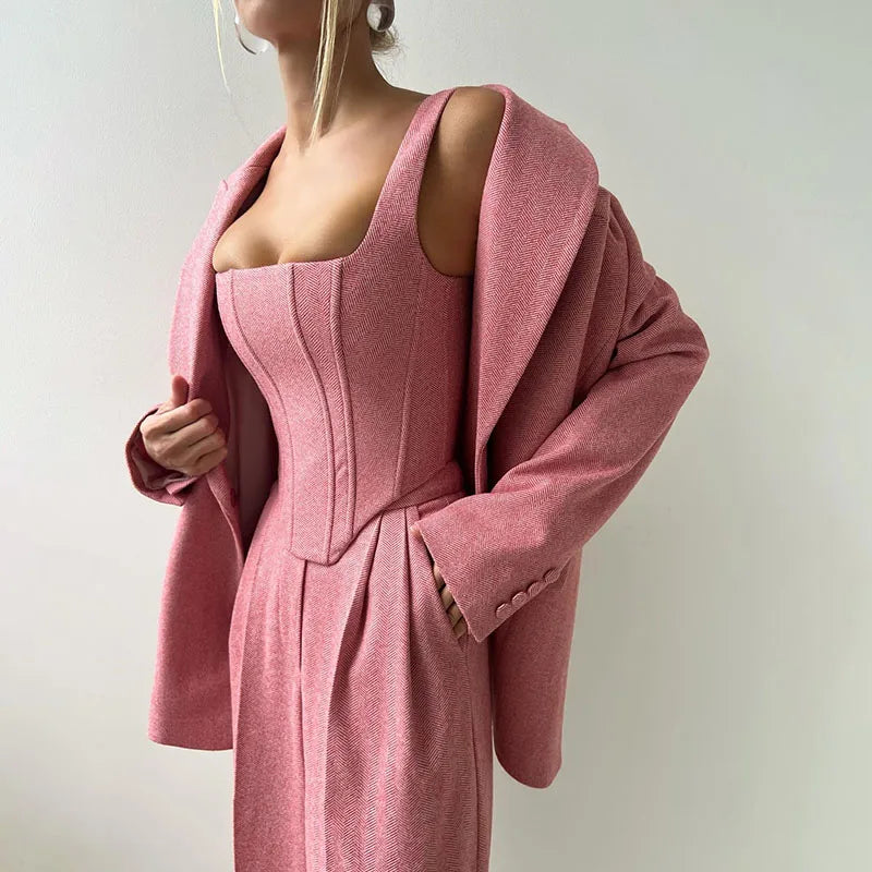 LINA – Set elegante tricolore | Business e Chic