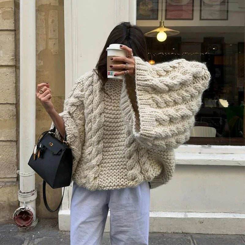 LARISA - Pullover oversize comodo per donna