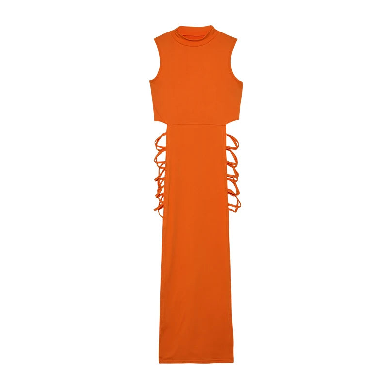 Dames Bodycon Jurk met Criss Cross Uitsnijding voor Gala en Cocktail Gelegenheden-5