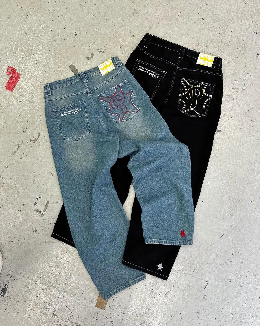ZAYLO Wide Leg Jeans | Baggy Streetwear Spijkerbroek voor Heren