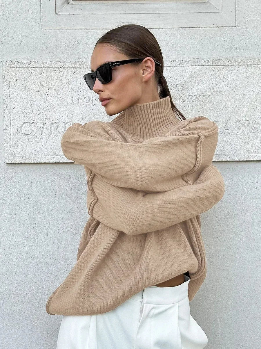EVA – Suéter de cuello alto suave para un look invernal con estilo