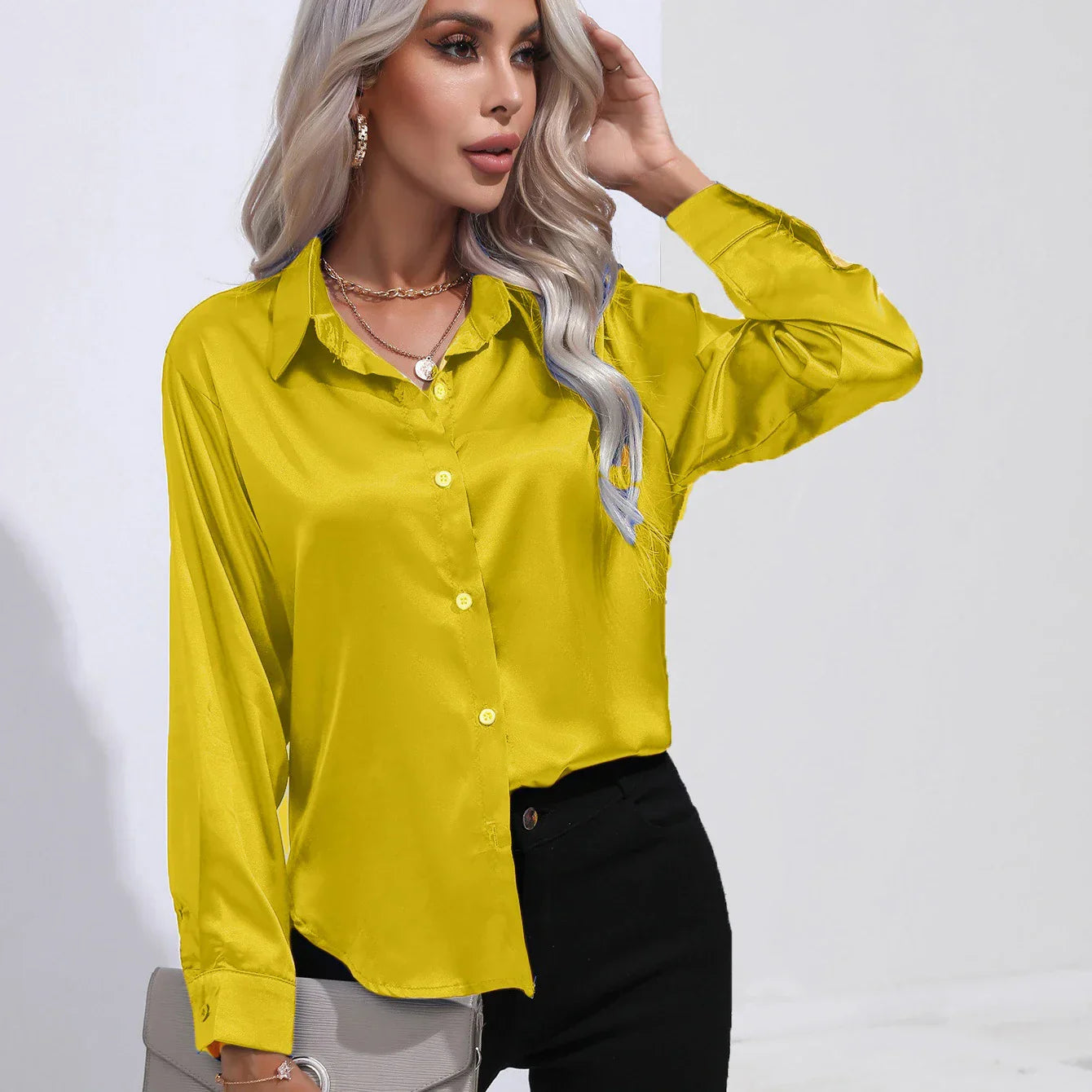 EMMA - Camicia in raso