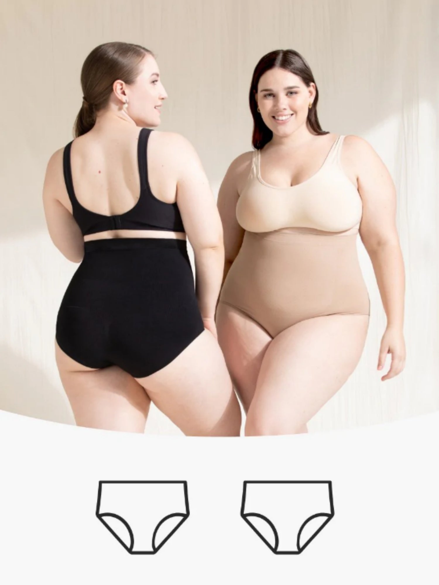 Variant image for Dames Corrigerende Slip Zwart M-L Katoen-5