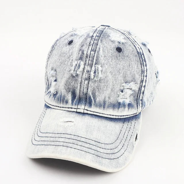 Leighton Denim Baseballpet Casual Stijl-3