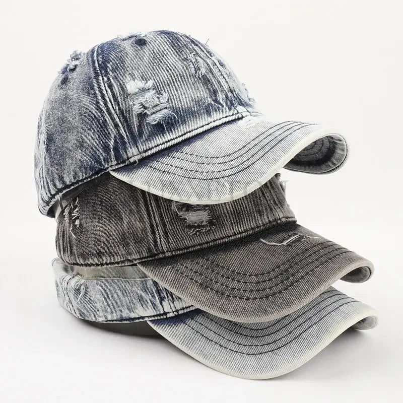 Leighton Denim Baseballpet Casual Stijl-4