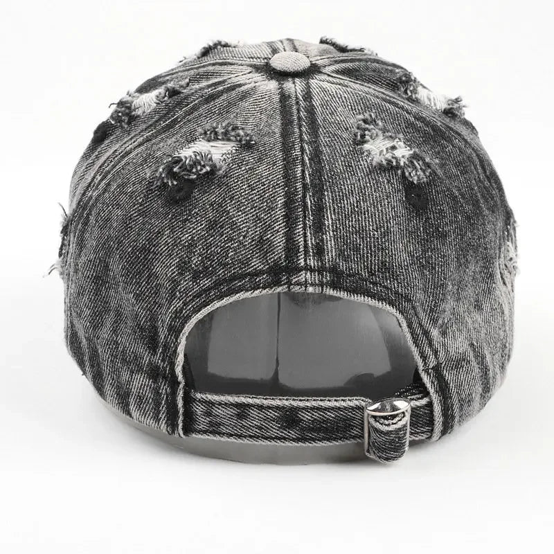 Leighton Denim Baseballpet Casual Stijl-1