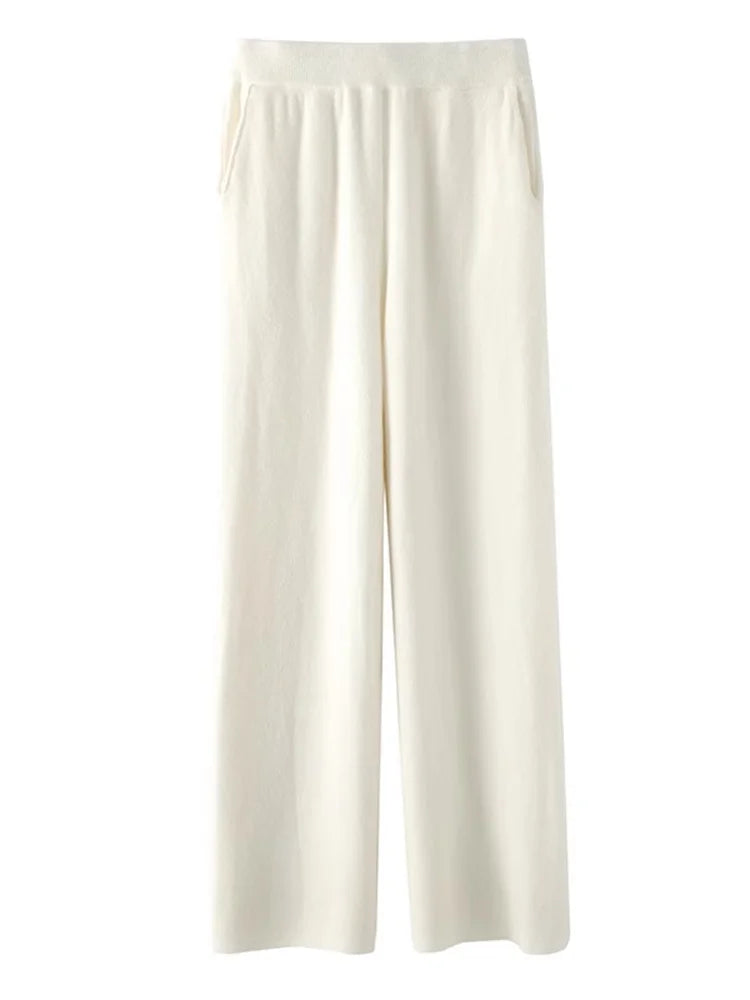 SORELLE – Pantalón de Confort de Cachemira de Lujo para Damas
