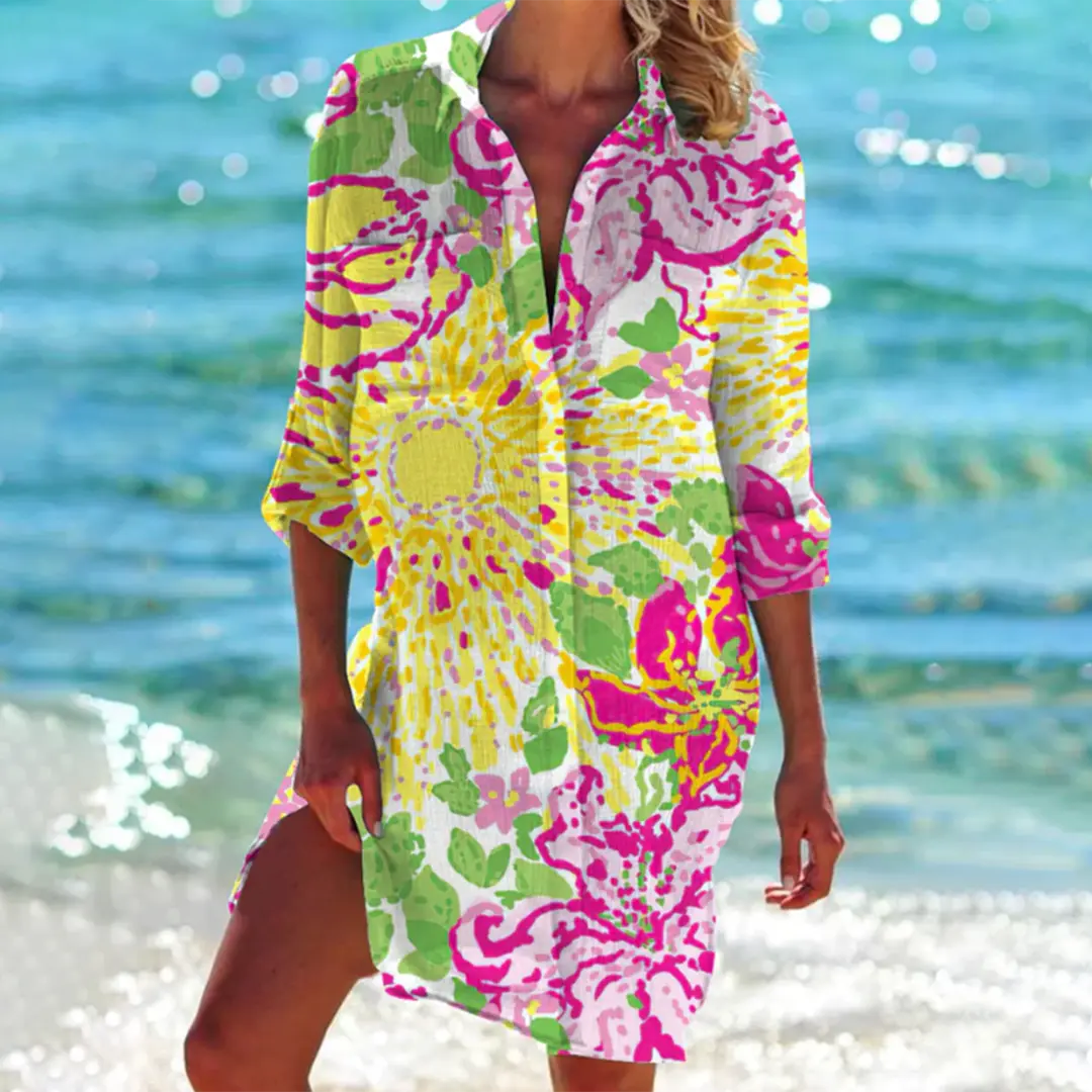 LIVANA – Camicia abito classica con eleganza senza tempo