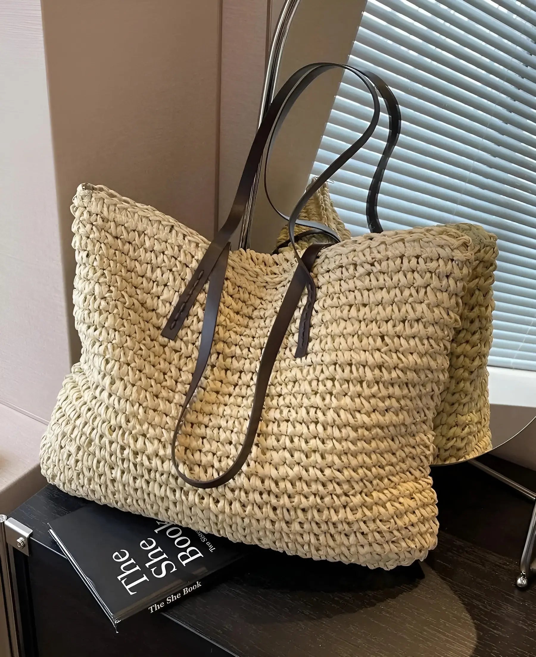 Laura Geweven Draagtas Bohemian Stijl voor Dames-1