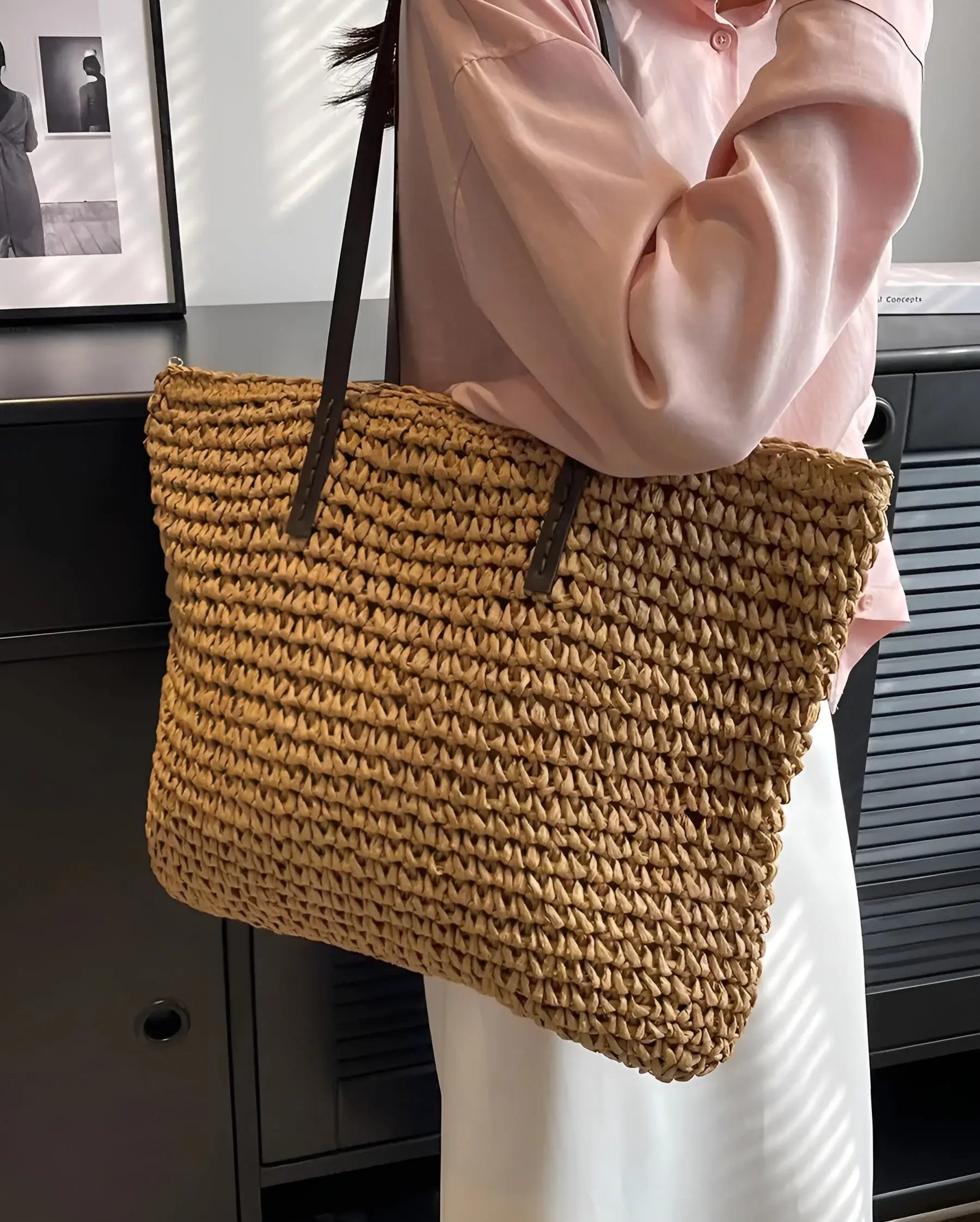 Variant image for Laura Geweven Draagtas Bohemian Stijl voor Dames-2