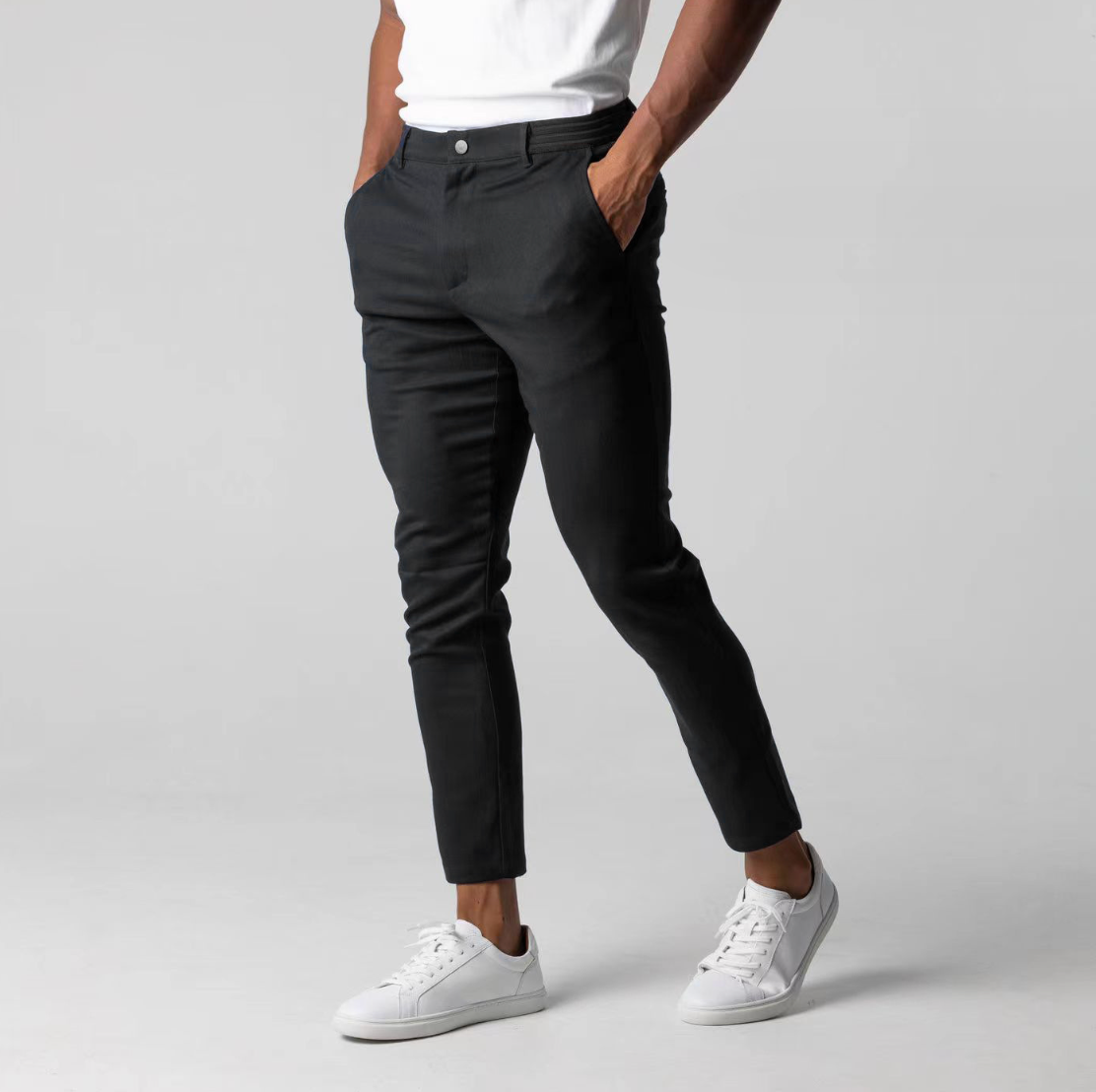 NOLAN – Pantaloni Attivi Elasticizzati a Gamba Stretta | Sportivi e Eleganti