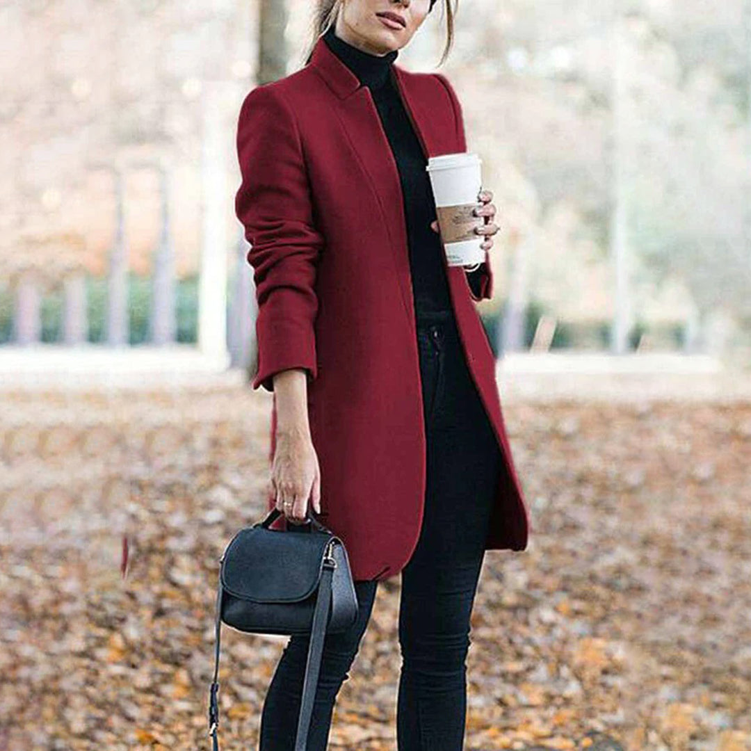 EMMA - Giacca autunnale lunga alla moda per donna