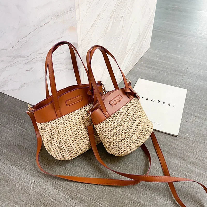 Valerie Schoudertas Dames Vintage Stijl Handgemaakt Met Geweven Patroon-2