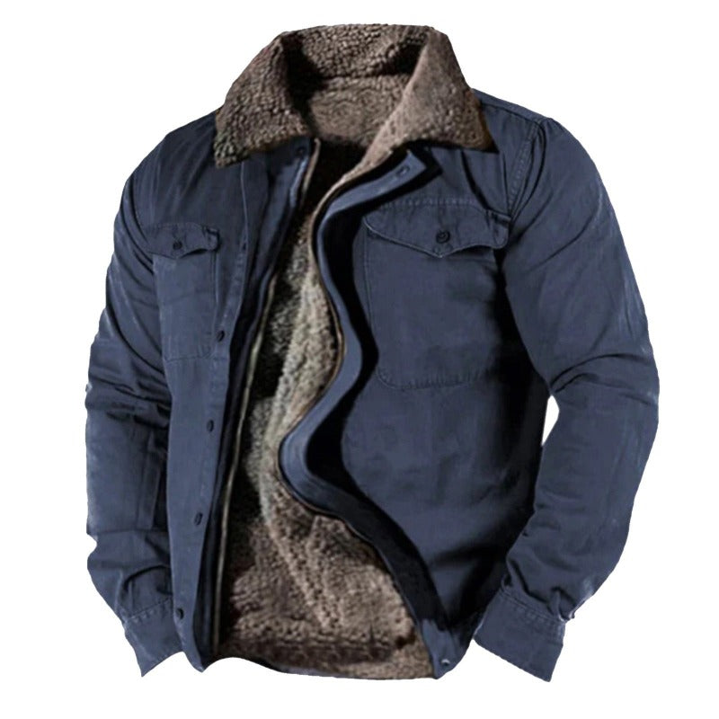 BRUCE – Heren Winterjas met Bontvoering | Warm, Stijlvol & Comfortabel voor Koude Dagen