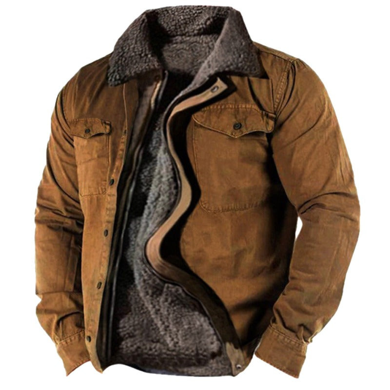 BRUCE – Heren Winterjas met Bontvoering | Warm, Stijlvol & Comfortabel voor Koude Dagen