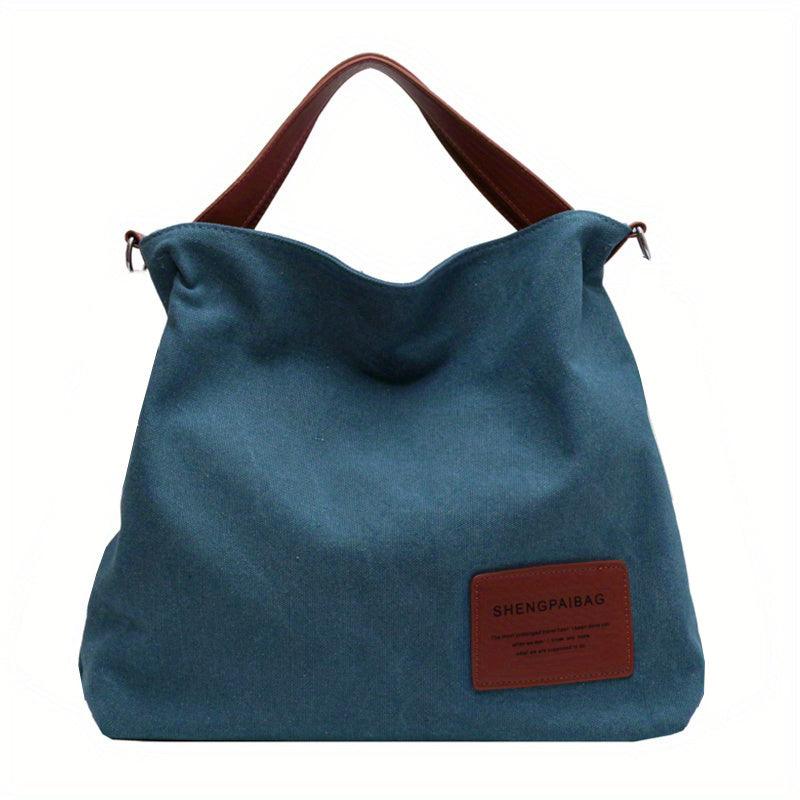 Variant image for Eenvoudige Canvas Schoudertas Dames - Stijlvolle Billie Tas-3