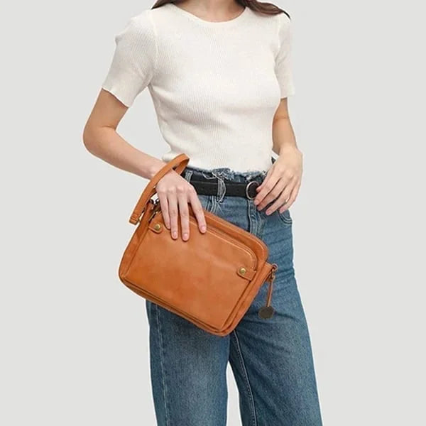 Leren Schoudertas Dames - Verfijnde Crossbody Tas voor Stijlvolle Mode-3