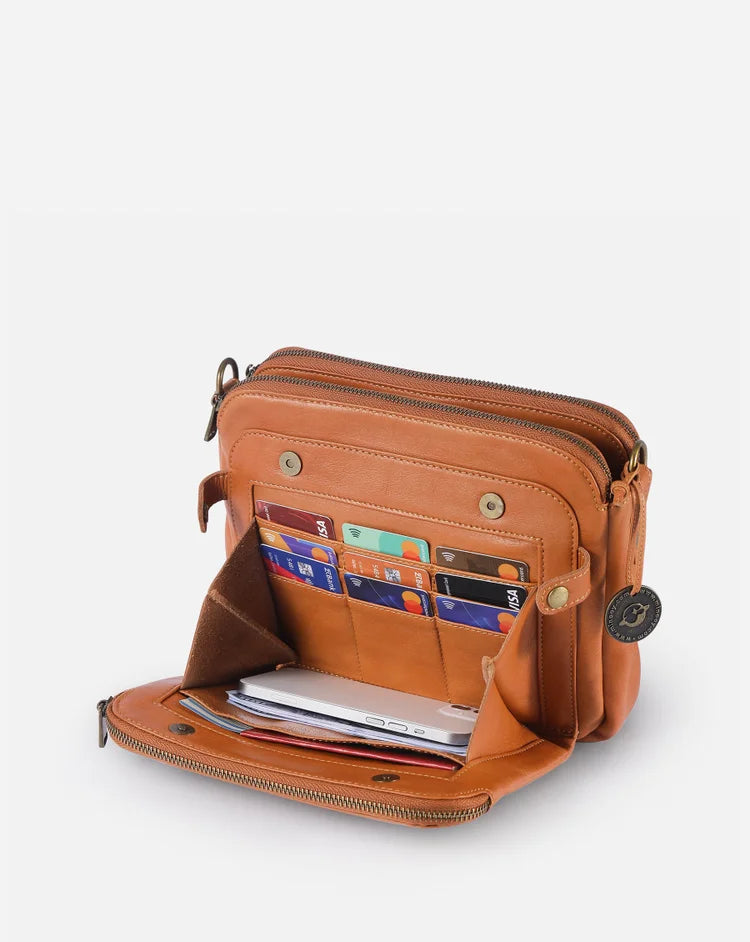 Leren Schoudertas Dames - Verfijnde Crossbody Tas voor Stijlvolle Mode-4